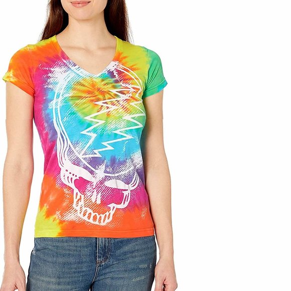 Grateful Dead Steal Your Face Tie Dye jam rock Official T-Shirt M NWT - Picture 1 of 2